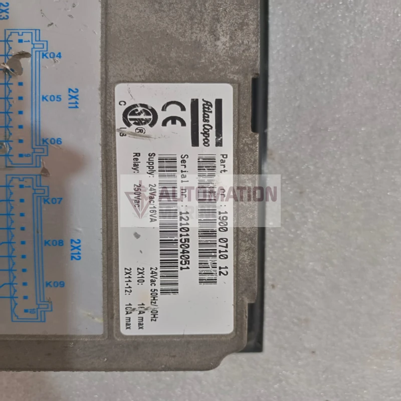 Atlas Copco 1900 0710 12 Elektronikon II Compressor Controller Panel thumbnail 4