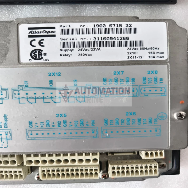 Atlas Copco Elektronikon IIID Compressor Controller Panel (Part No. 1900 0710 32) thumbnail 9