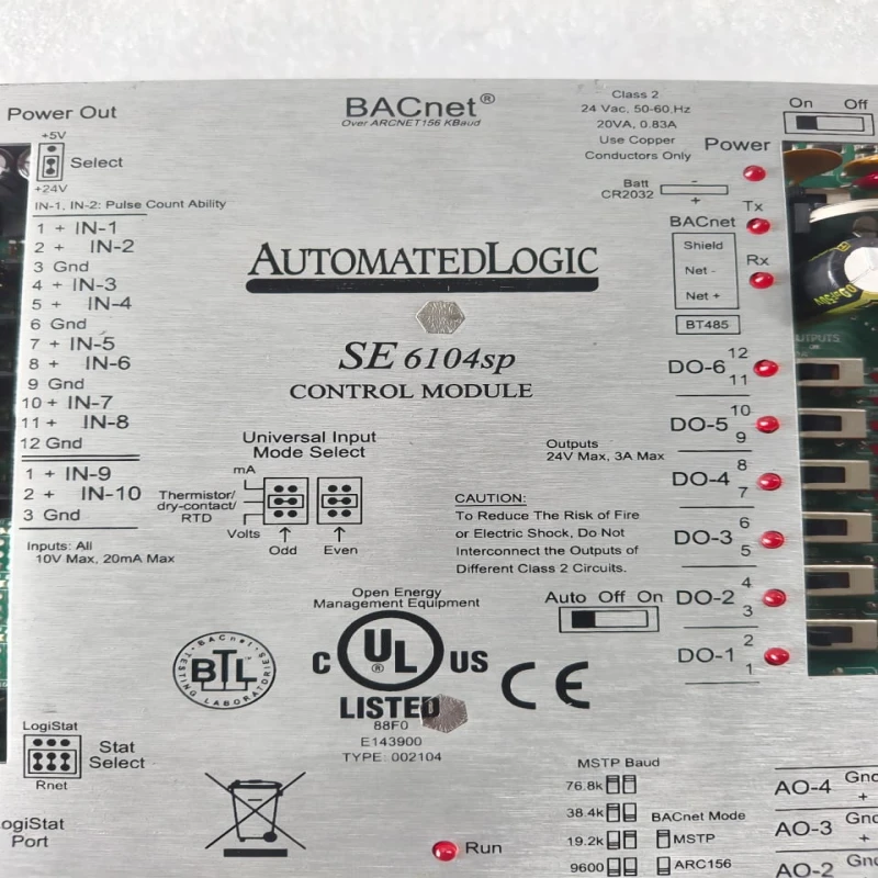 AUTOMATED LOGIC SE6104SP CONTROL MODULE – INDUSTRIAL AUTOMATION CONTROL UNIT thumbnail 7