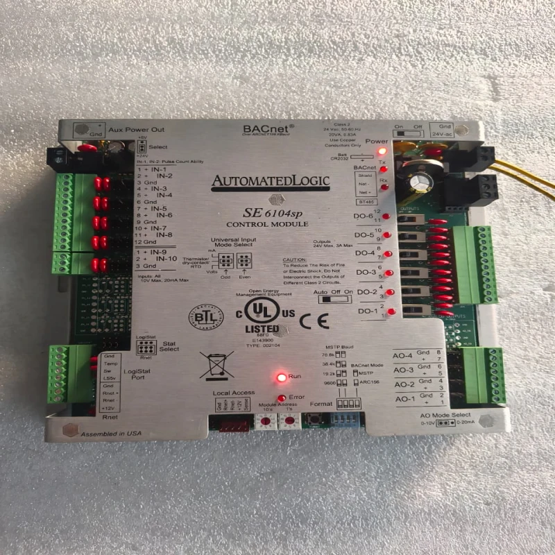 AUTOMATED LOGIC SE6104SP CONTROL MODULE – INDUSTRIAL AUTOMATION CONTROL UNIT thumbnail 8