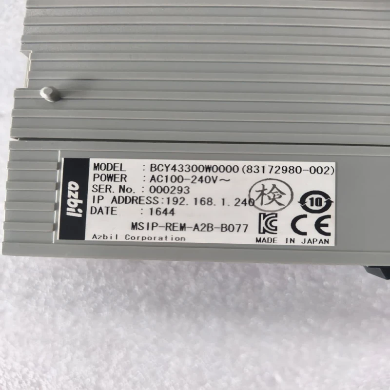 Azbil BCY43300W0000 IP Adaptor 83172980-002 for Infilex GC/GD/AC/ZM &amp;amp;amp; PARAMATRIX4, AC100-240V thumbnail 8