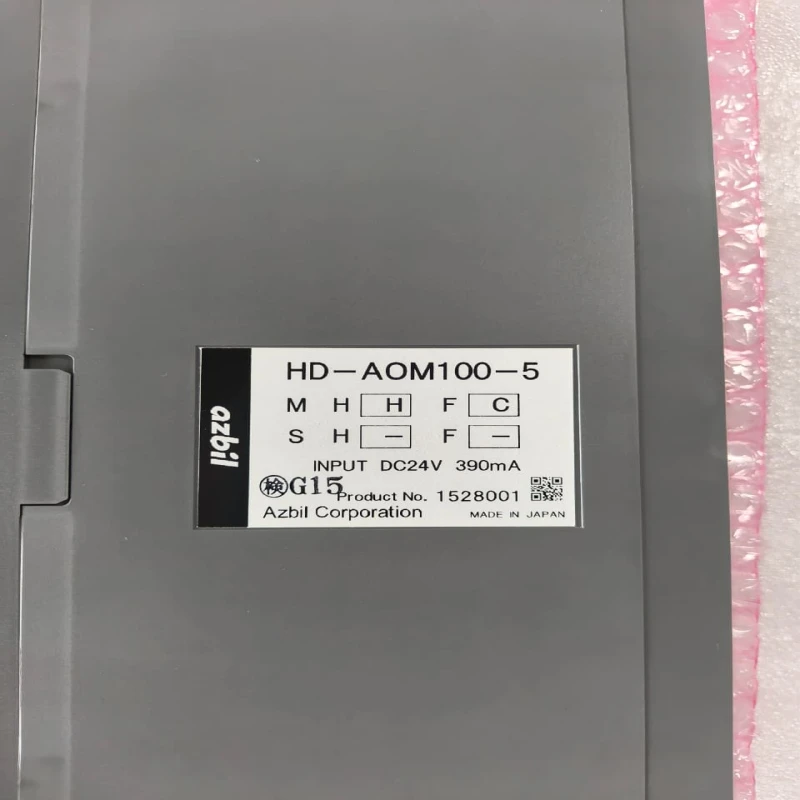 AZBIL HD-AOM100-5 Analog Output Module, 16-Channel, 24V DC, 390mA, FX-Bus, Industrial Automation I/O Module thumbnail 8