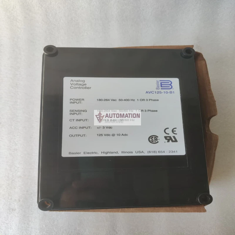Basler AVC125-10-B1 Analog Voltage Controller, 125 VDC 10 ADC, Automatic Voltage Regulator for Generator Excitation thumbnail 2