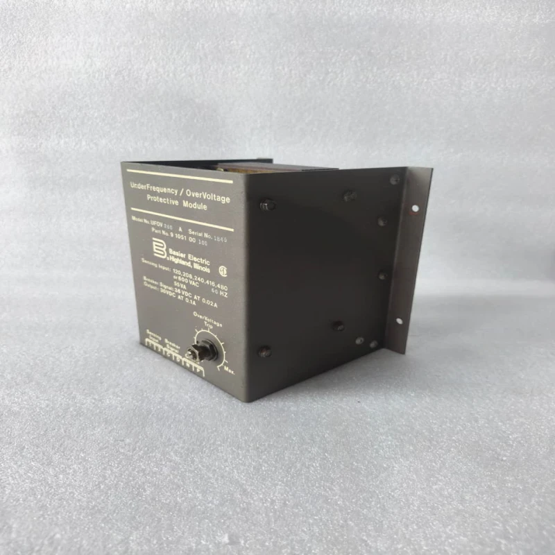 Basler Electric UFOV 260A Under Frequency / Over Voltage Protective Module | Part No. 9 1051 00 100 | Generator Protection Relay Module thumbnail 3