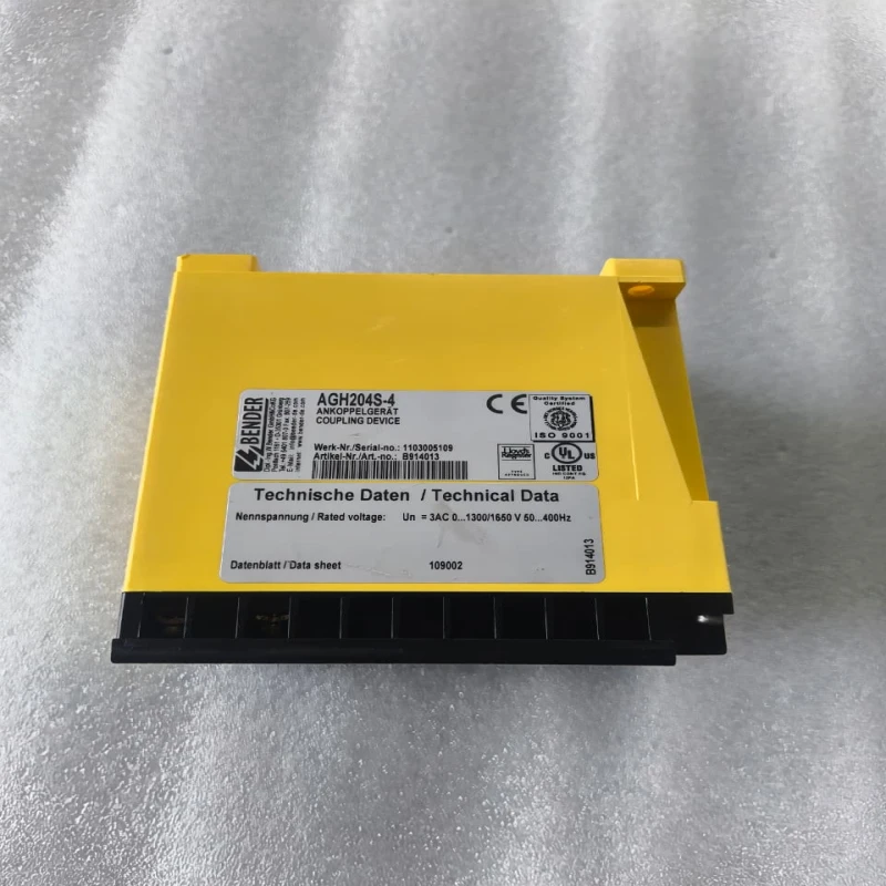 BENDER AGH204S-4 Ankoppelgerat Coupling Device B914013 | Insulation Monitoring Coupling Device for IT Systems thumbnail 6