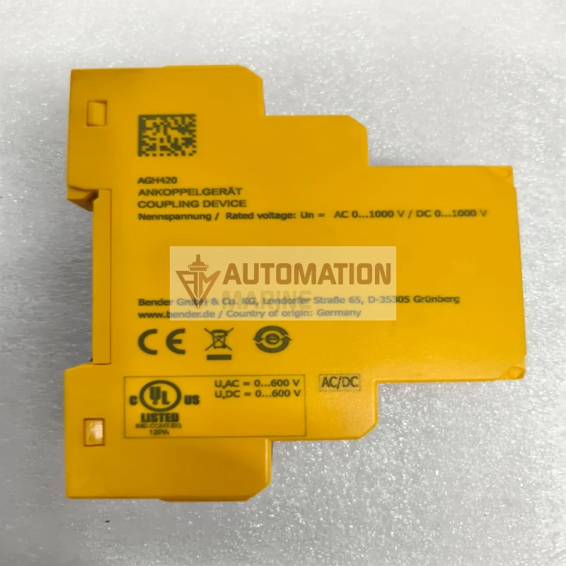 Bender AGH420 Coupling Device (Ankoppelgerat) | 1000V AC/DC Insulation Monitoring Interface | Industrial Electrical Safety Module thumbnail 8