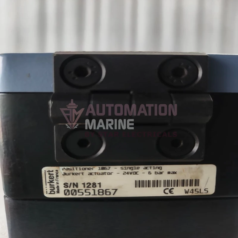 BURKERT SIDE CONTROL 1067 Positioner 00551867 for Pneumatic Actuators, 24VDC, Single Acting, 6 Bar thumbnail 11