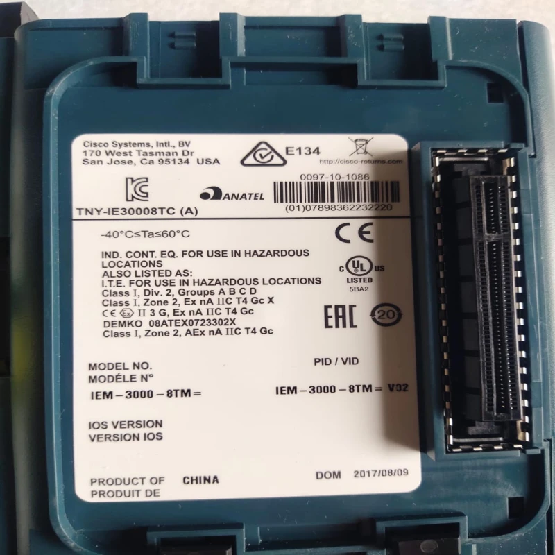 Cisco IEM-3000-8TM Industrial Ethernet Switch Expansion Module | 8-Port Twisted Pair Expansion Module | Compatible with Cisco IE3000 Series thumbnail 5