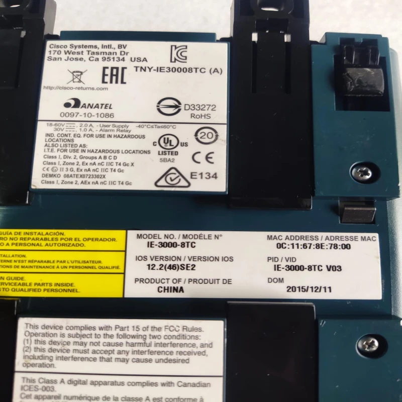 Cisco IEM-3000-8TM Industrial Ethernet Switch Expansion Module | 8-Port Twisted Pair Expansion Module | Compatible with Cisco IE3000 Series thumbnail 6