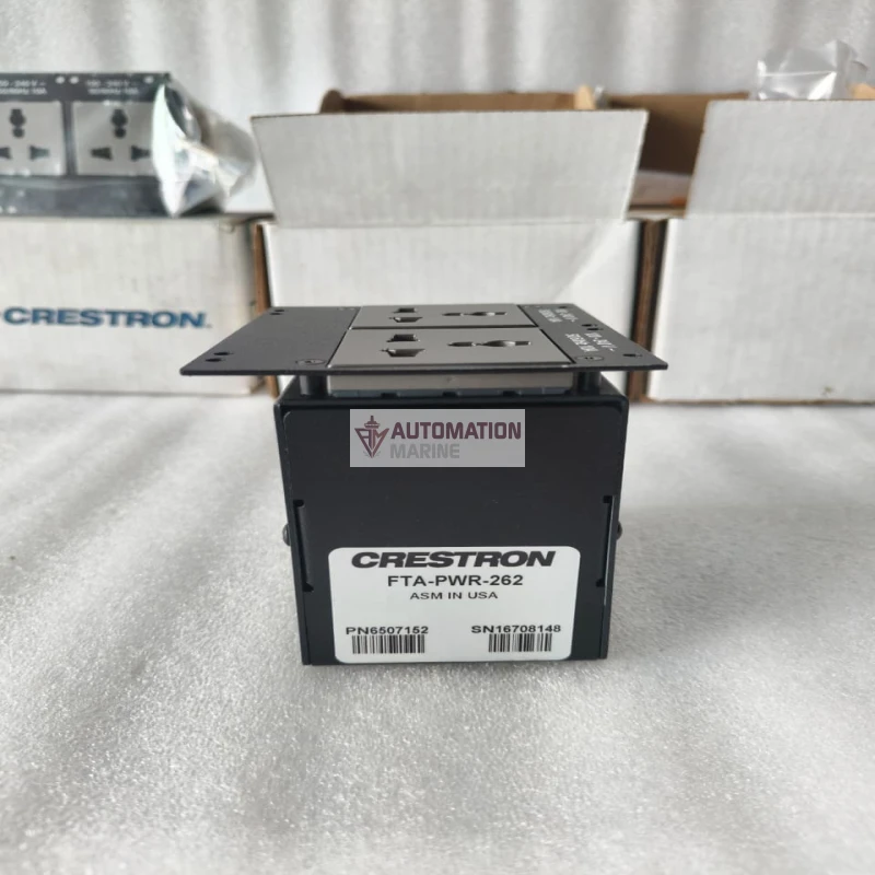 Crestron FTA-PWR-262 Dual Universal AC Power Outlet Module | FlipTop 600 Series | PN 6507152 thumbnail 2