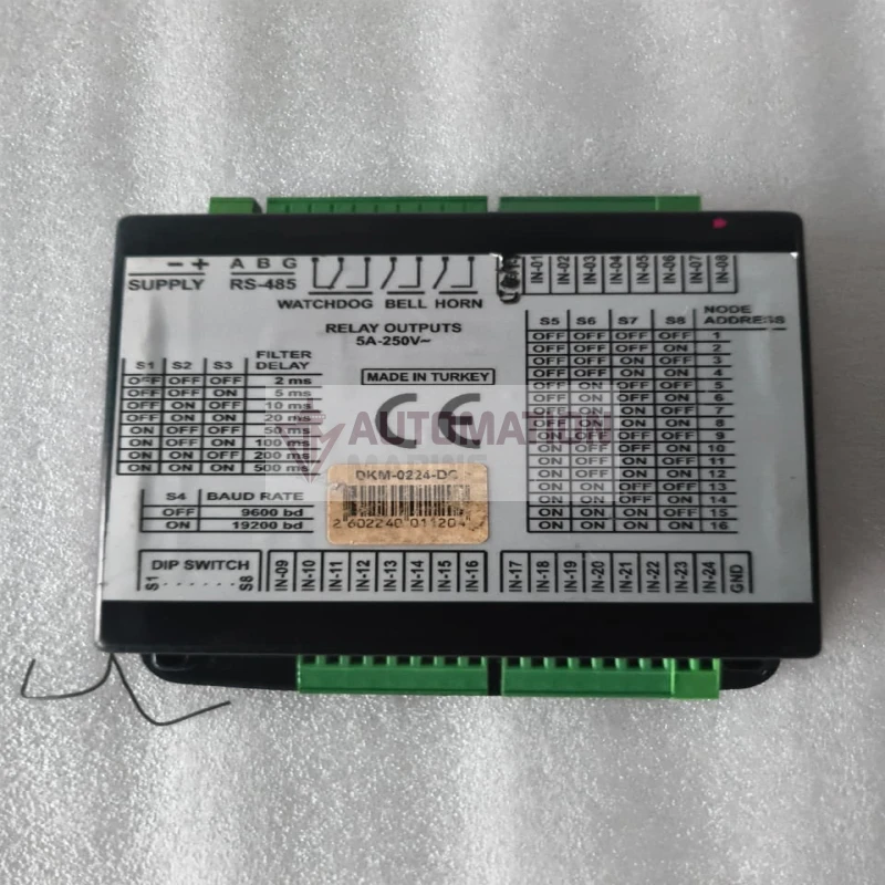 Datakom DKM-0224 Industrial 24-Channel Alarm Annunciator Unit (Modbus RS-485) thumbnail 3