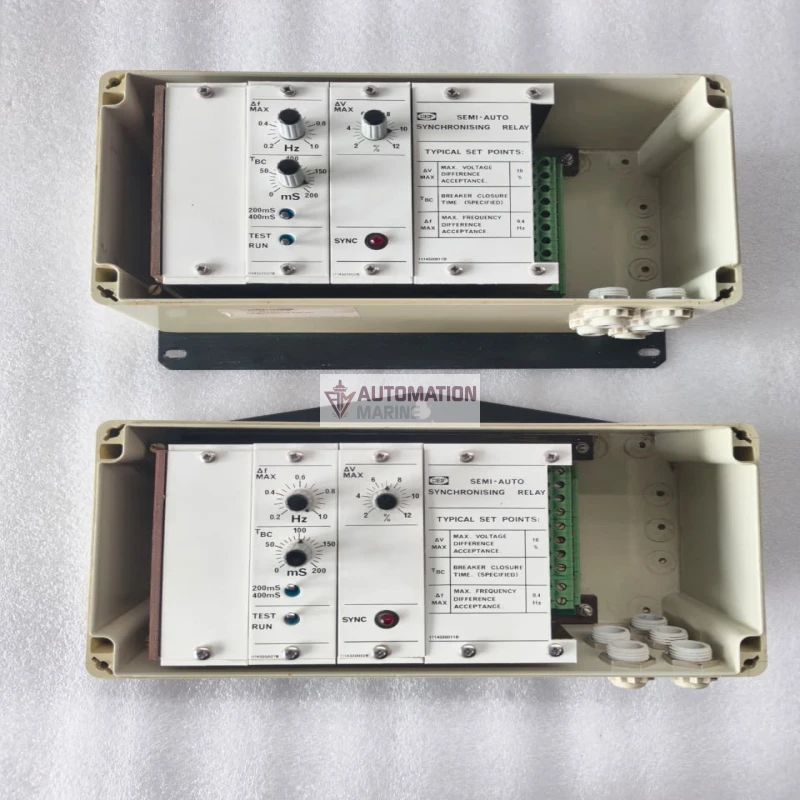 DEIF 1114320011B HAS-2N Semi-Auto Synchronising Relay | Electrical Generator Synchronization Relay thumbnail 6