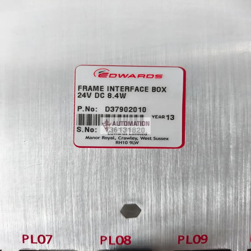 Edwards D37902010 Frame Interface Box 24V DC 8.4W Industrial Vacuum Equipment Interface Module thumbnail 7