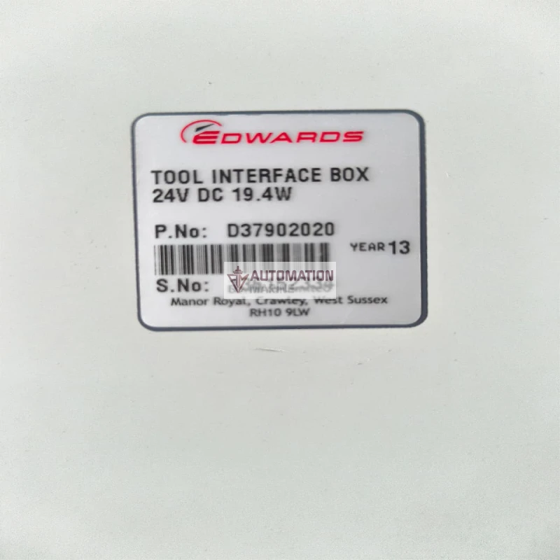 Edwards D37902020 Tool Interface Box 24V DC 19.4W – Pump 1-6, Auxiliary And Abatement Interface thumbnail 6