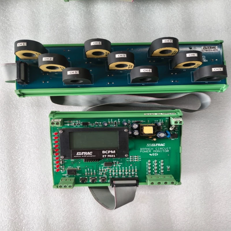 ELTRAC BCPM ET 7021 Branch Circuit Power Monitor 9-Channel CT Monitoring Module with Display thumbnail 2