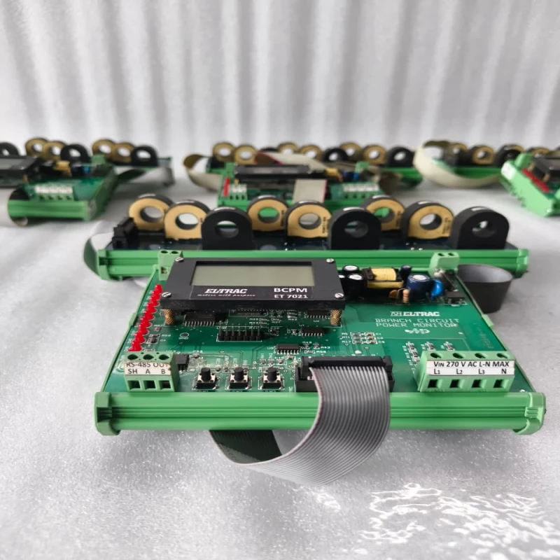 ELTRAC BCPM ET 7021 Branch Circuit Power Monitor 9-Channel CT Monitoring Module with Display thumbnail 3