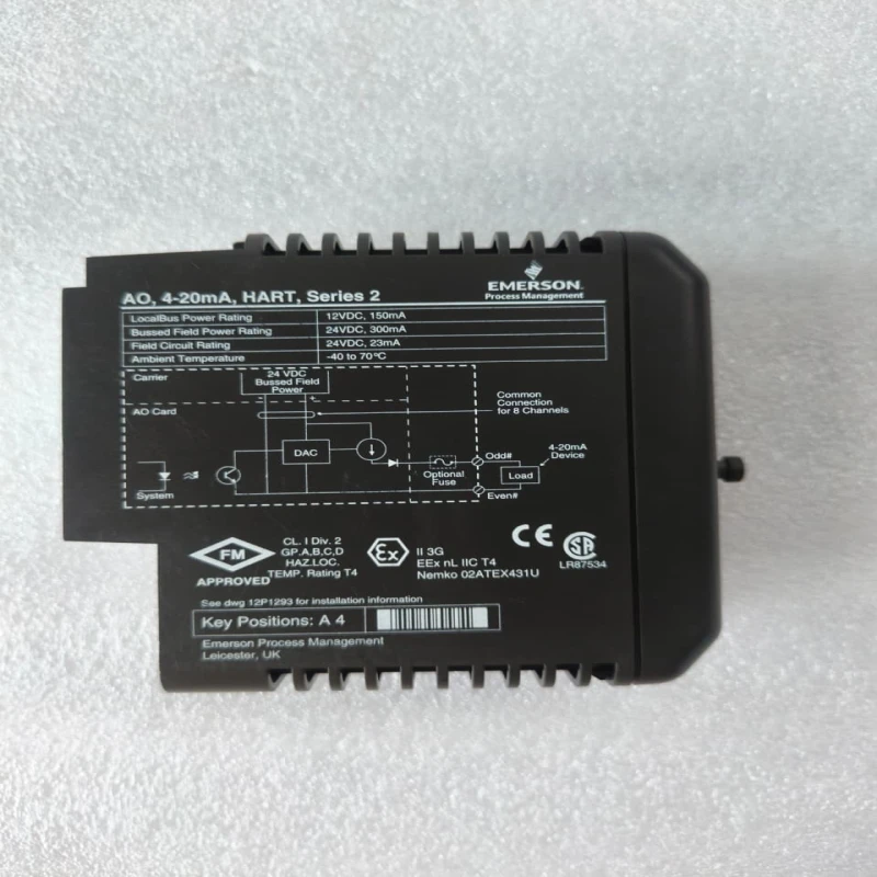 Emerson DeltaV KJ3221X1-BA1 Series 2 Analog Output Module, 8-Channel, 4-20 mA HART, Redundant AO Card thumbnail 6