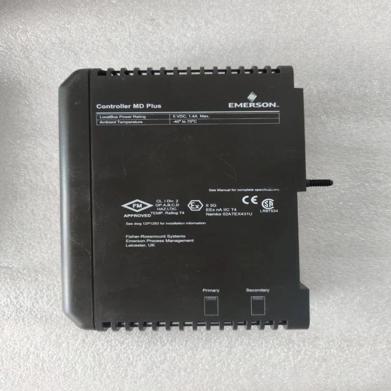 Emerson Fisher-Rosemount DeltaV KJ2003X1-BB1 Controller MD Plus | VE3006 | P/N 12P3439X012 | Rev A thumbnail 7