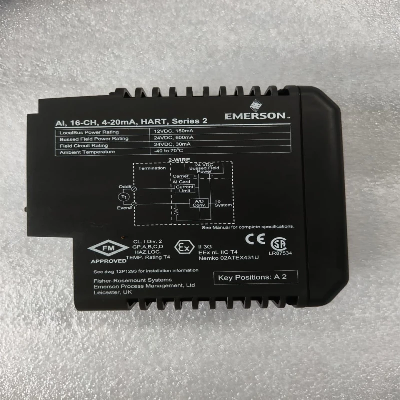EMERSON KJ3223X1-BA1 DeltaV AI 16-Channel 4-20mA HART Analog Input Card Series 2 thumbnail 5