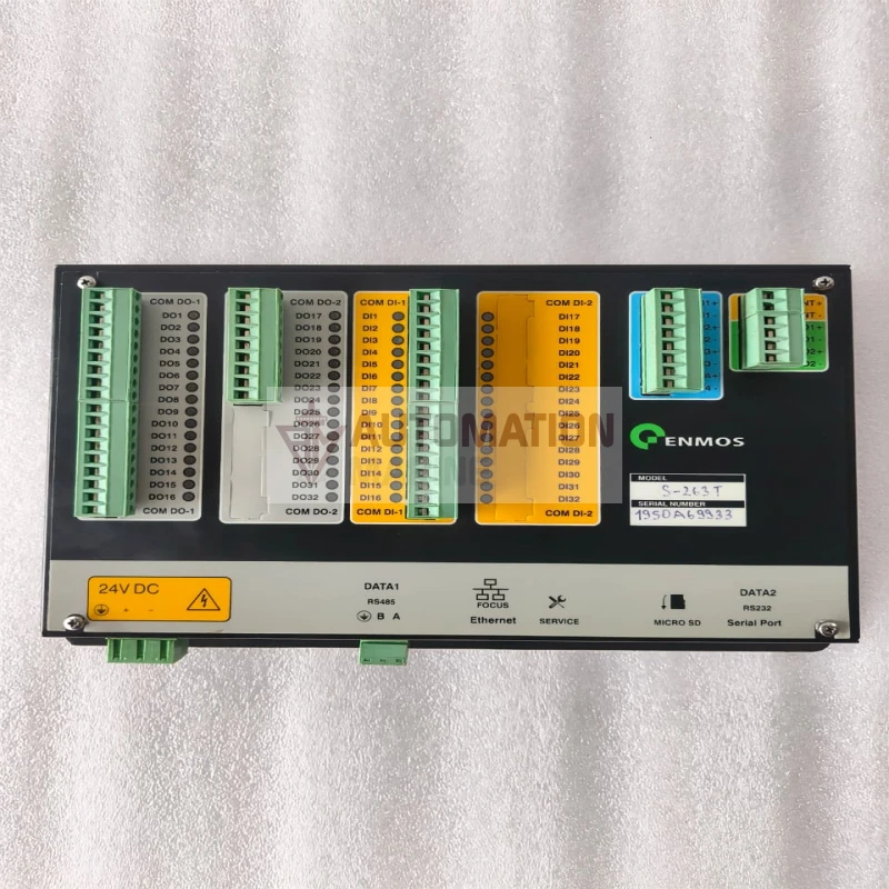 ENMOS SIMPLEX 263T Industrial HMI Control Panel | 24V DC | Ethernet, RS485 RS232 | 32 DI / 32 DO | Textile Machinery Controller | Serial No. 1950A69933 thumbnail 2