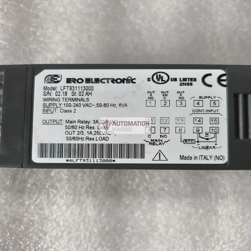 ERO Electronic LFT931113000 PID Temperature Controller – 100-240VAC, Main Relay + Dual Relay Outputs, RTO/TC Input thumbnail 10