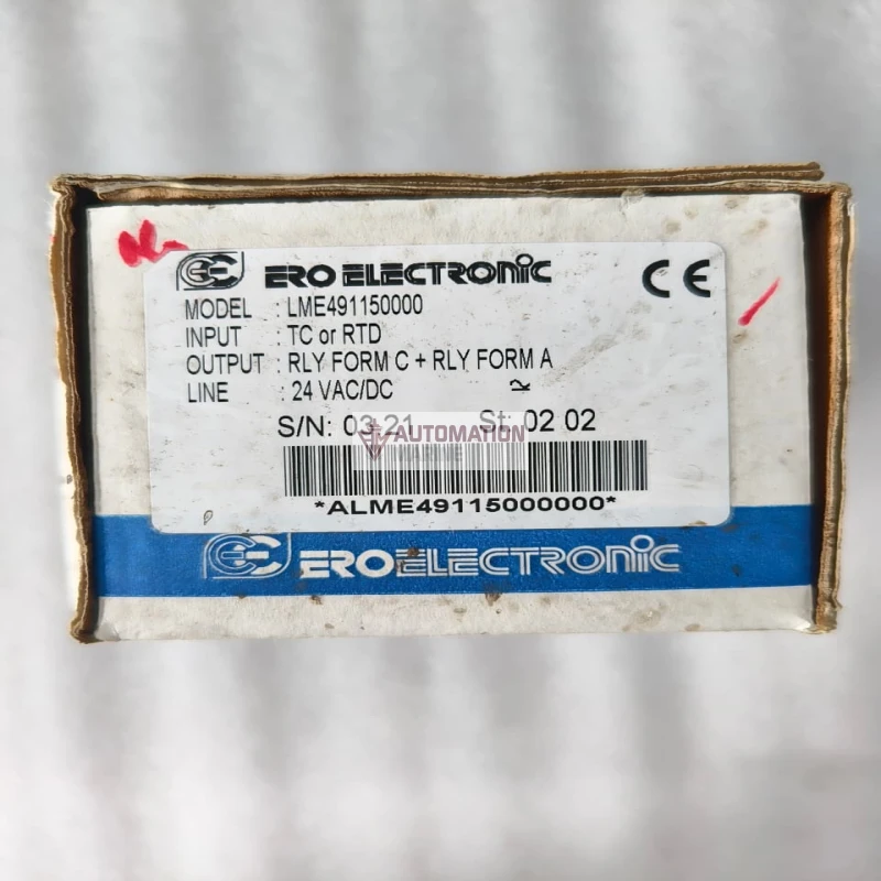 ERO Electronic LME491150000 Industrial Temperature / Process Controller, 24 VAC/DC, RTD Input, Dual Relay Output thumbnail 7