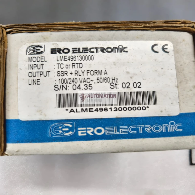 ERO Electronic LME496130000 Temperature Controller – 100/240 VAC, RTD/Thermocouple Input, SSR + Relay Output thumbnail 12