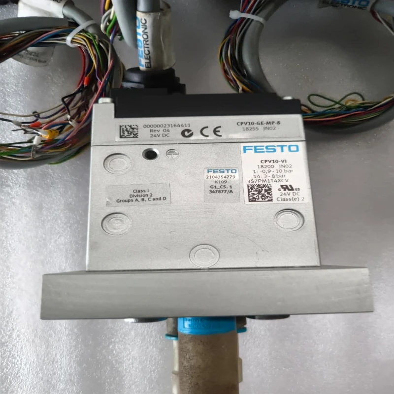 FESTO CPV10-GE-MP-8 CPV10-VI Compact Performance Pneumatic Valve Terminal, 8-Position, 24V DC thumbnail 7