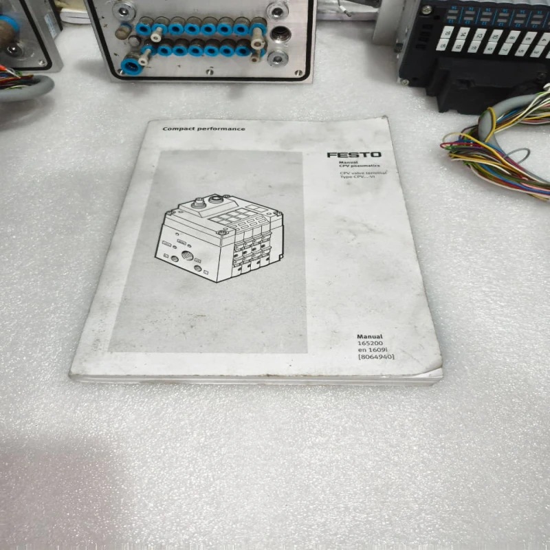 FESTO CPV10-GE-MP-8 CPV10-VI Compact Performance Pneumatic Valve Terminal, 8-Position, 24V DC thumbnail 9