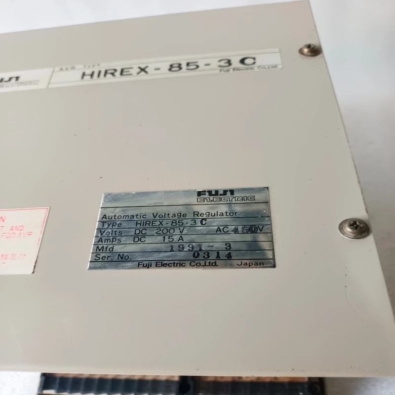 FUJI HIREX-85-3C Automatic Voltage Regulator (AVR) | Industrial Generator Voltage Control Module | Genuine Fuji Electric AVR thumbnail 8