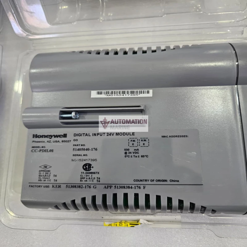 Honeywell CC-PDIL01 51405040-176 Digital Input 24VDC Module – Series C DCS I/O Module thumbnail 3