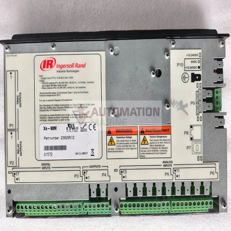Ingersoll Rand Xe-90M Industrial Controller Compressor Controller | Part Number: 23629512 thumbnail 3