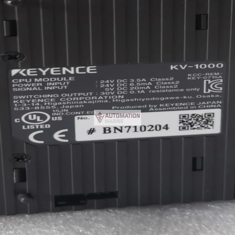 Keyence KV-1000 Programmable Logic Controller (PLC) CPU Module, 24V DC Industrial Automation Controller thumbnail 6