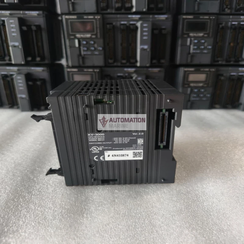 Keyence KV-3000 Programmable Logic Controller (PLC) CPU Module with Built-In Serial Port – Ver. 2.0 thumbnail 4