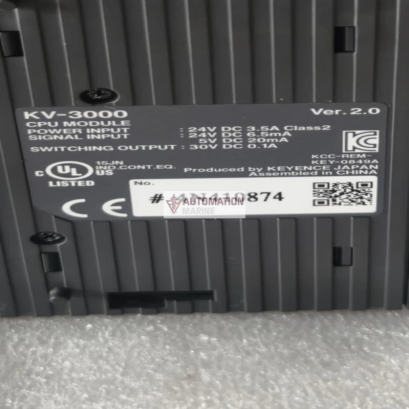 Keyence KV-3000 Programmable Logic Controller (PLC) CPU Module with Built-In Serial Port – Ver. 2.0 thumbnail 5