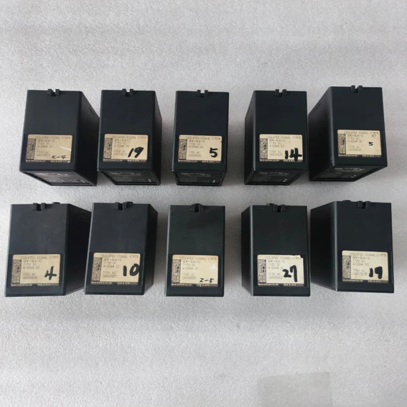M-SYSTEM SV-6A-C Isolated Signal Transmitter / Signal Isolator, 1-5V DC Input, 4-20mA DC Output, 110V AC thumbnail 3