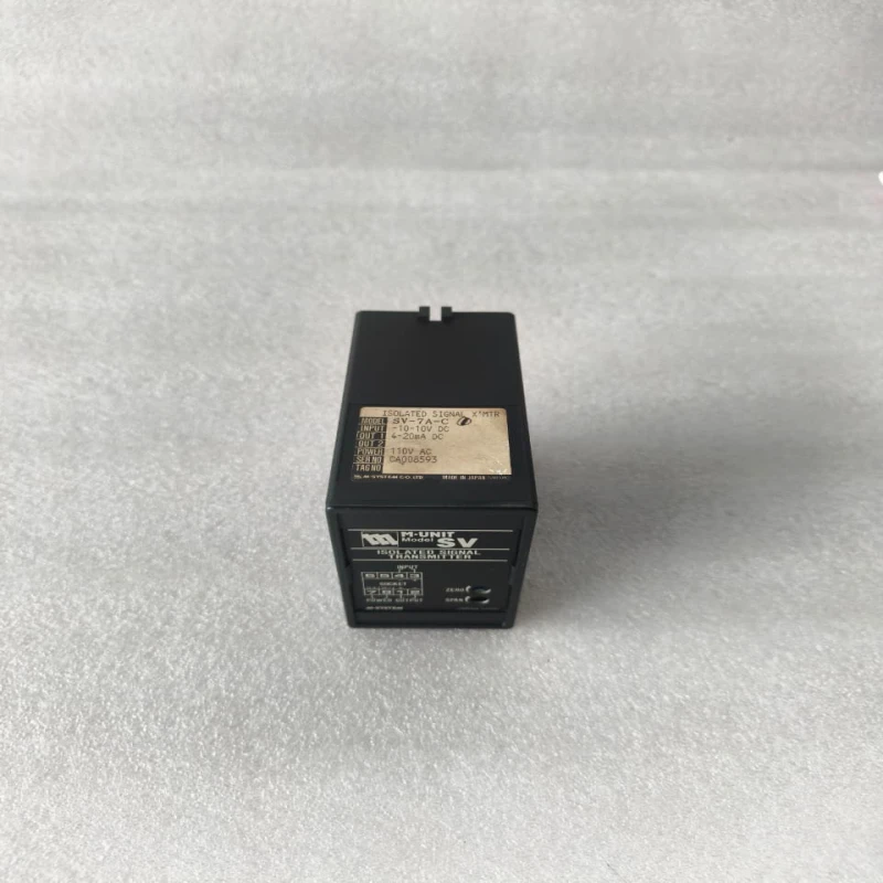 M-SYSTEM SV-7A-C Isolated Signal Transmitter -10 to +10V DC Input to 4-20mA DC Output 110V AC thumbnail 4