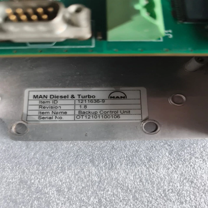 MAN Diesel And Turbo 1211636-9 Backup Control Unit Rev. 1.8 | Marine Engine Backup Controller Module thumbnail 7