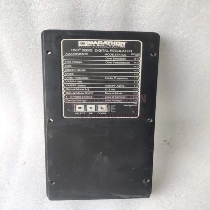 Marathon DVR2000E Digital Automatic Voltage Regulator (AVR) – 180-240VAC, 330VA, 75VDC 3A for Brushless AC Generators thumbnail 2
