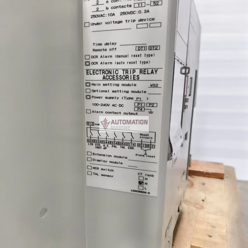 Mitsubishi AE4000-SWA 4000A 4 Pole Air Circuit Breaker (ACB) – Low Voltage Drawout ACB, 600/690V, 75kA thumbnail 10