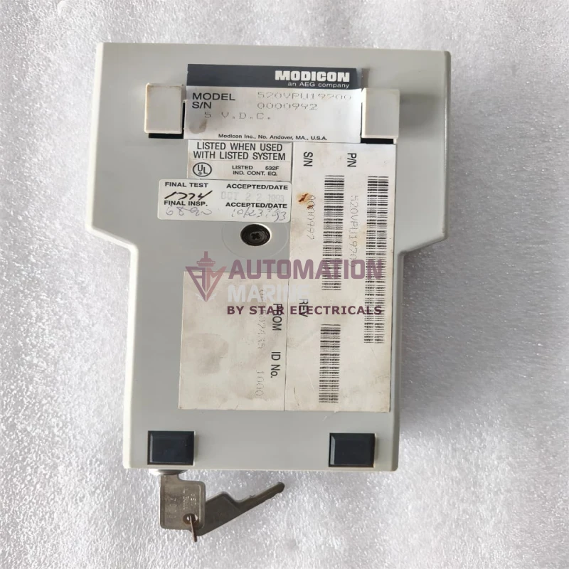 Modicon 520VPU19200 Handheld Programmer Micro PLC English Programming Terminal, 5VDC thumbnail 2