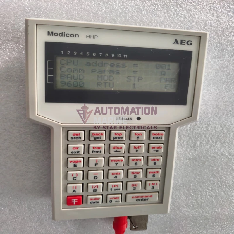 Modicon 520VPU19200 Handheld Programmer Micro PLC English Programming Terminal, 5VDC thumbnail 8