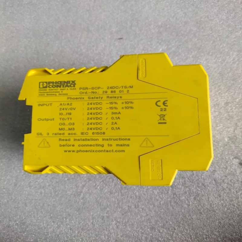 Phoenix Contact PSR-SCP-24DC/TS/M Safety Relay Module 24VDC | Part No. 2986012 | SIL 3 Industrial Safety Relay thumbnail 3