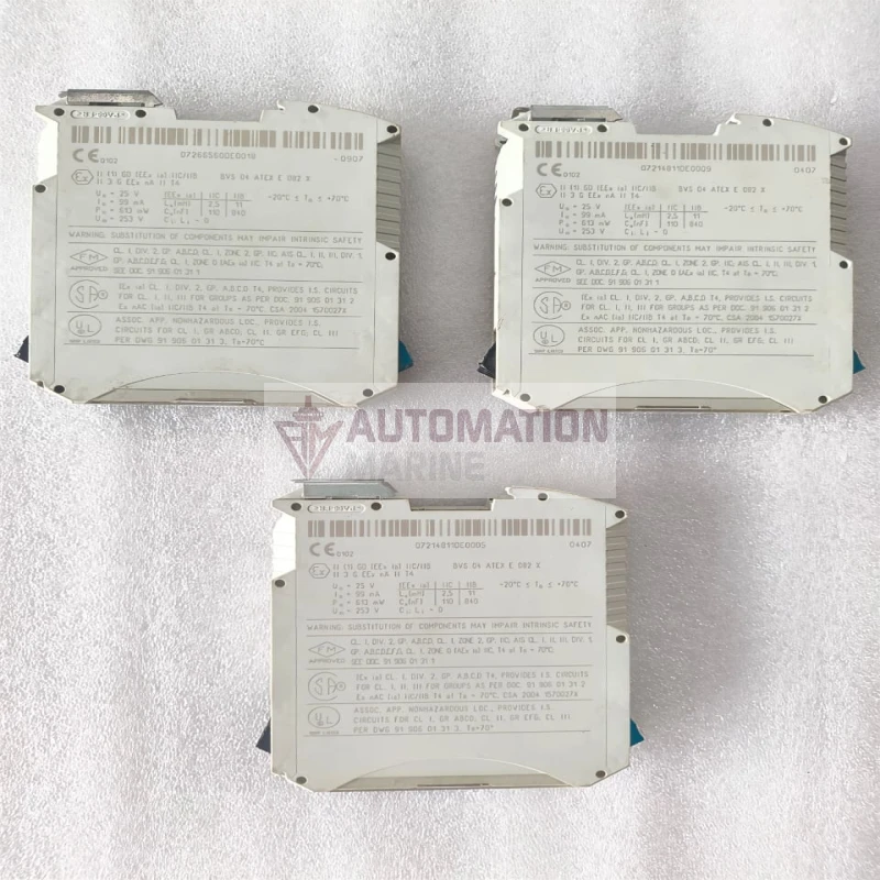 R. STAHL 9167/13-11-00 ISOLATING REPEATER – Loop-Powered Ex i Signal Isolator, 1-Channel, 25V, 99mA thumbnail 5