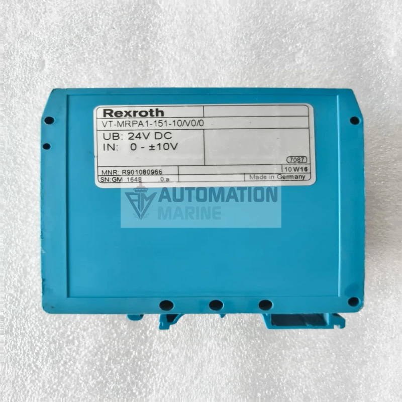 Rexroth VT-MRPA1-151-10/V0/0 Valve Amplifier Module (MNR: R901080966) – 24V DC Proportional Valve Controller thumbnail 4