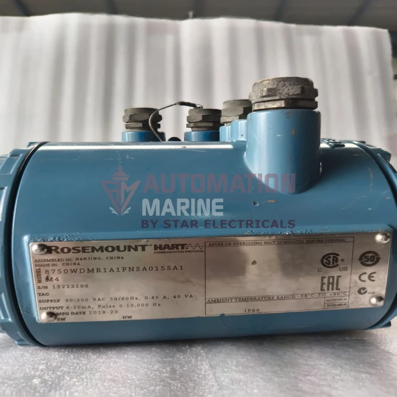 Rosemount 8750W Magnetic Flowmeter Transmitter 8750WDMR1A1FNSA015SA1M4, 90–250 VAC, 4–20 mA HART, Pulse Output, IP66 thumbnail 6