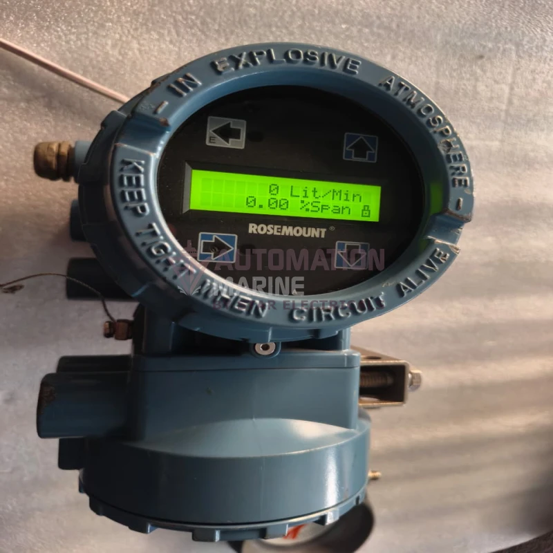 Rosemount 8750W Magnetic Flowmeter Transmitter, Model 8750WDMR1A1FNSA040SA1, 90–250 VAC, 4–20 mA And Pulse Output thumbnail 12
