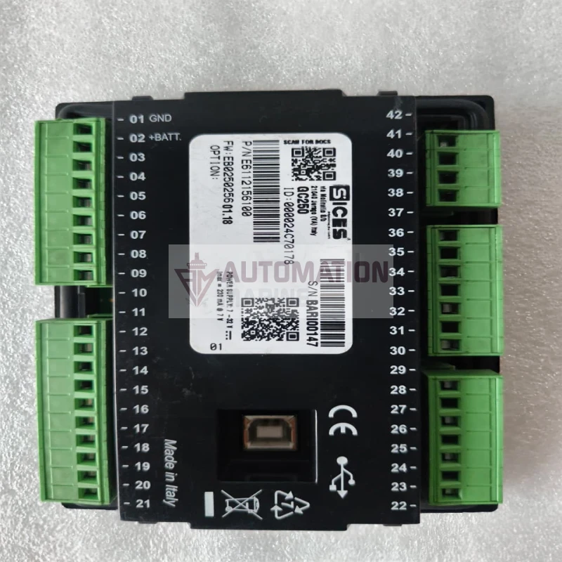 SICES GC250 Automatic Mains Failure (AMF) Genset Controller Module | P/N E6112156100 | Auto-Start Generator Controller thumbnail 4