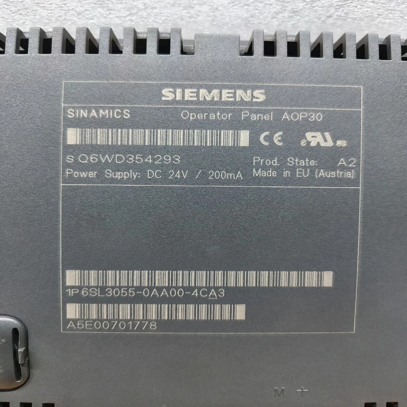 Siemens 6SL3055-0AA00-4CA3 SINAMICS AOP30 Advanced Operator Panel Keypad LCD for Drive Commissioning thumbnail 8