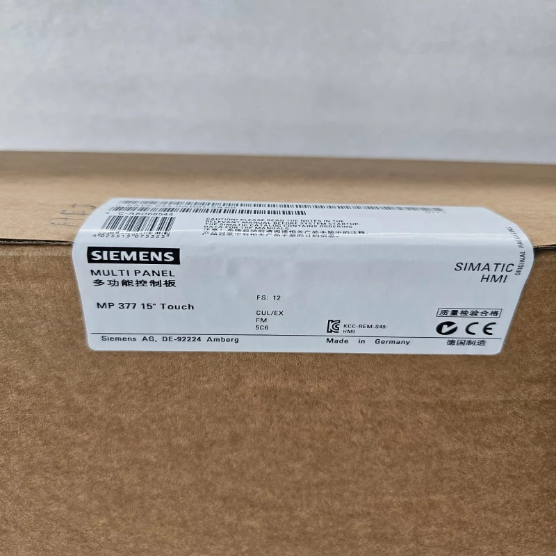 Siemens MP377 15 Inch Touch HMI Operator Panel 6AV6644-0AB01-2AX0 | SIMATIC Multi Panel | Industrial Touchscreen HMI thumbnail 6